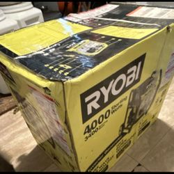 Ryobi RYi4022X Inverter Generator 4000W Start 3400W Run RV Ready Pure Sine Wave