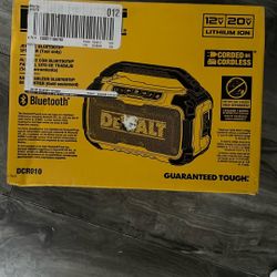Jobsite  Bluetooth Speaker Dewalt