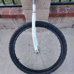Used Bicycle 24 Inch Fork & Rim 