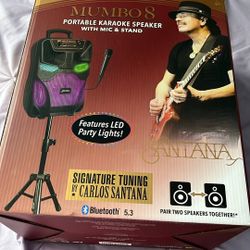 Santana Mumbo 8 Portable Karaoke Set