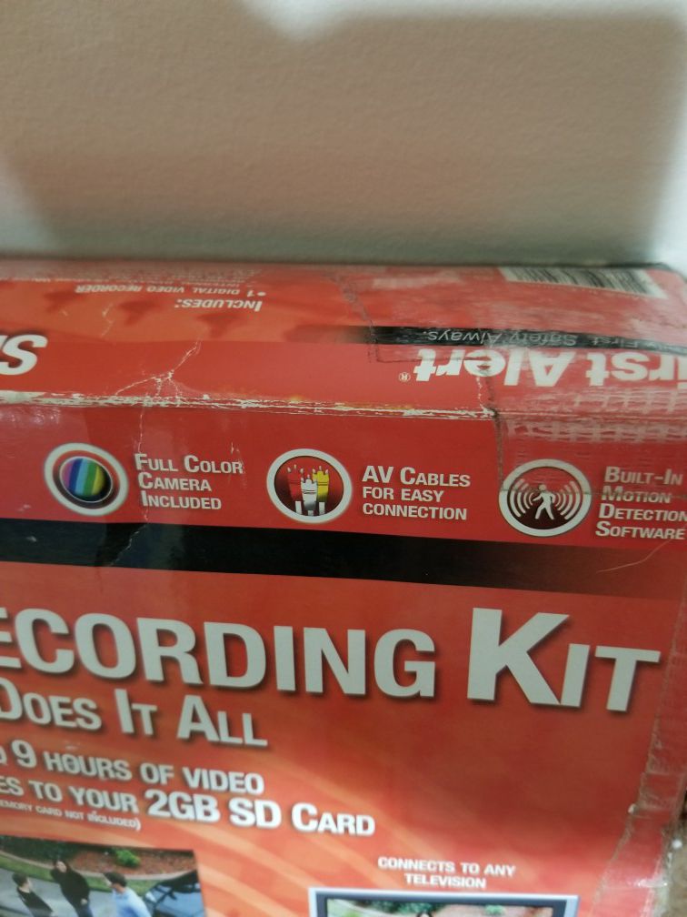 Security recording kit