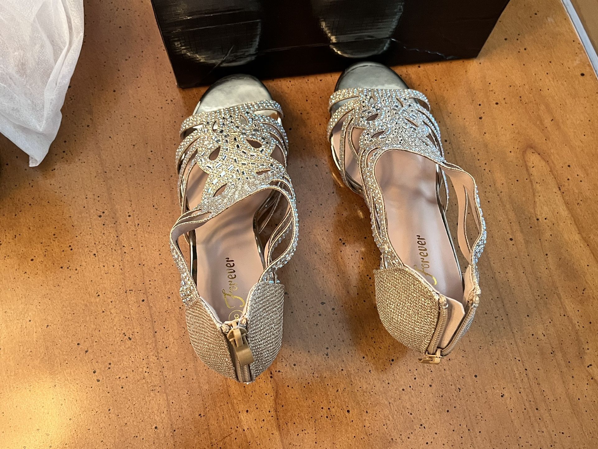 Rhinestone High Heels