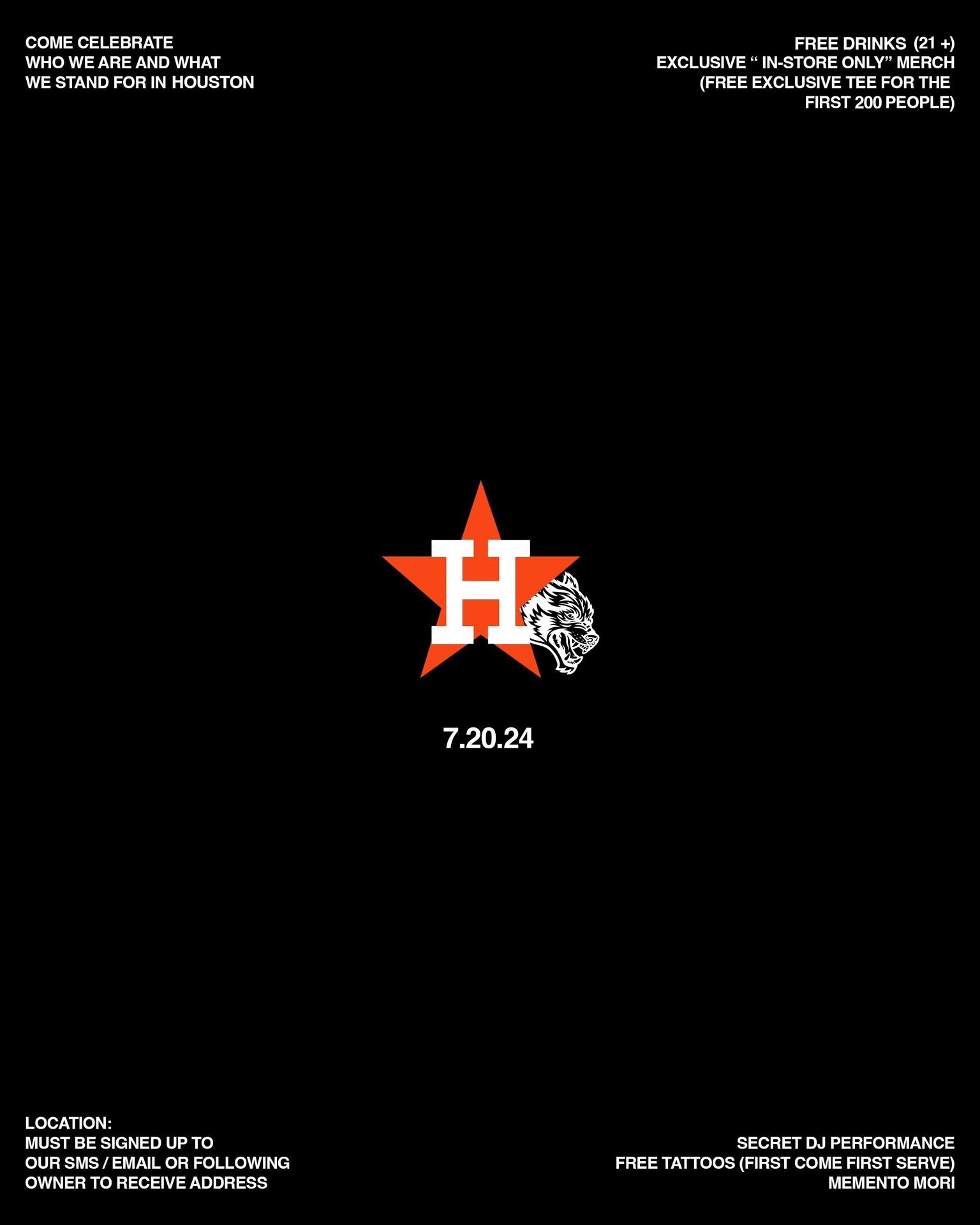 DARC SPORT MEMENTO MORI HOUSTON TEXAS EVENT 7/20/2024