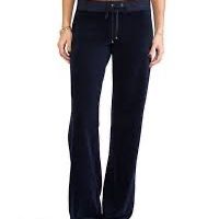 Navy Blue Low Rise Juicy Couture Classic Sweatpants