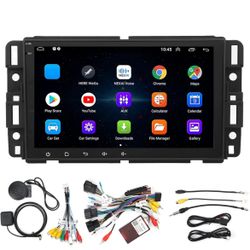 8in Android Car Stereo with GPS Car Radio Bluetooth FM Radio Receiver 1+16GB WiFi Multimeda Player +Mirror Link+Rearview Camera for Android 10.1 Fit f