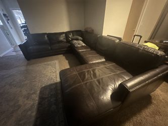 Leather Couch Sectional