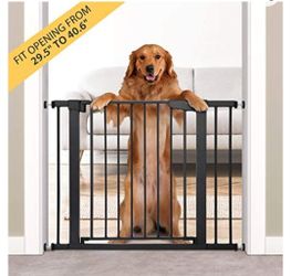 
Cumbor 40.6” Auto Close Safety Baby Gate BLACK
