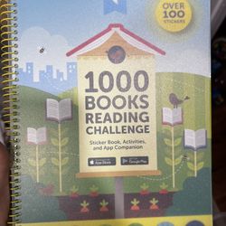 1000 Books Reading Challenge Workbook 