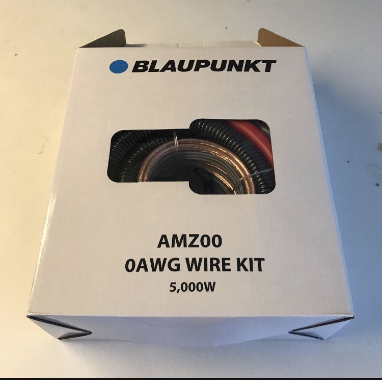 Blaupunkt 0 Gauge Amplifier Wiring Kit High Quality 