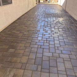 Pavers Turf  Travertine Concrete 