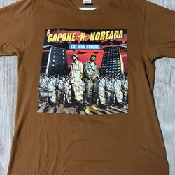 SUPREME CAPONE N NOREAGA T SHIRT MEDIUM