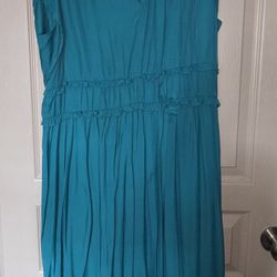 Turquoise Long Dress Size XL