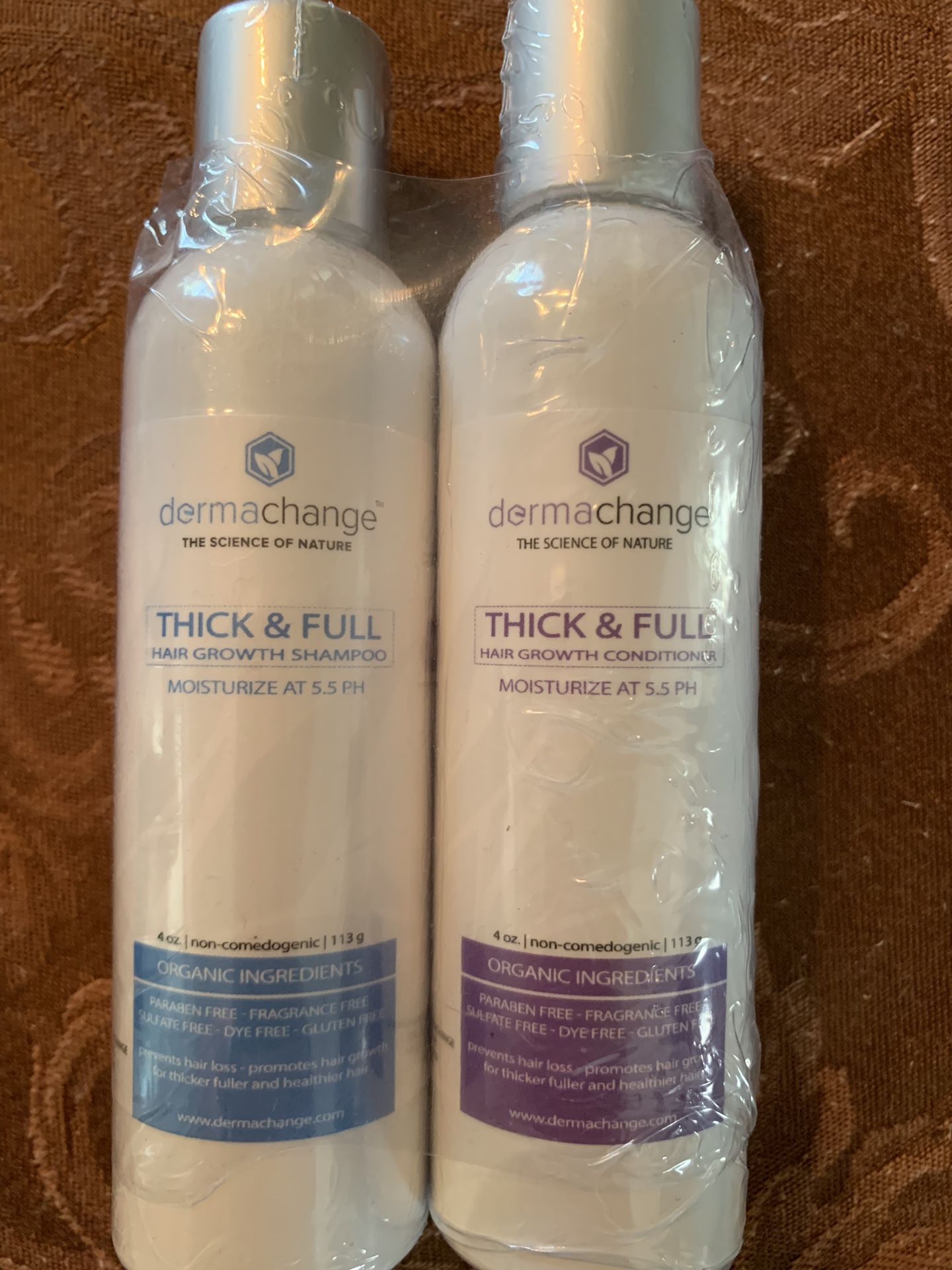 Hair Growth Shampoo & Conditioner Thick & Full Hair Organic Ingredients