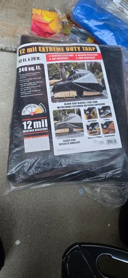 Tarp new unopened package