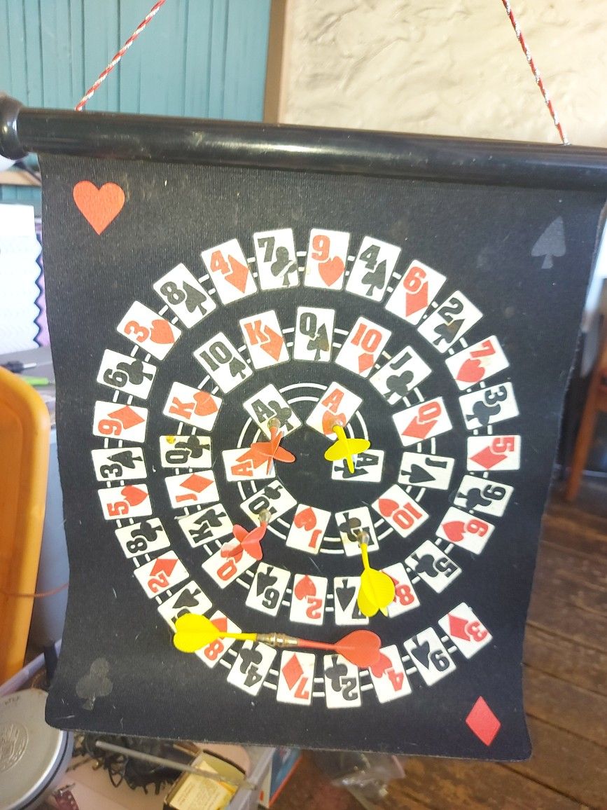 Magnetic Dart Board In Good Condition 