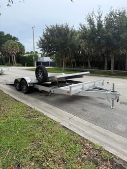 Sport Haven 7 x 20 Aluminum Gravity Tilt Trailer 7k
