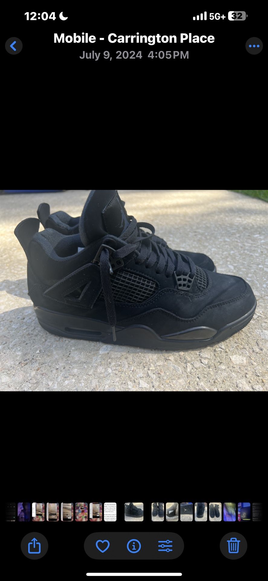 Jordan 4 black cats 