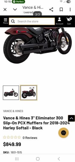 Vance and Hines Slip ons