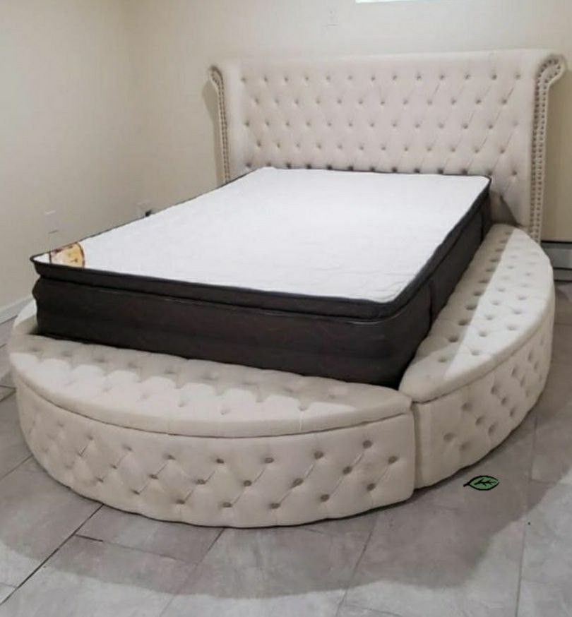$39 Down Payment ‼️👈Luxus Velvet Queen Bed (3 Boxes)