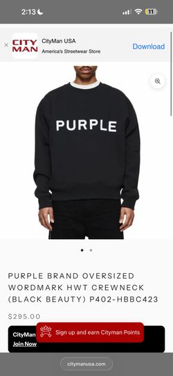 Purple brand pullover