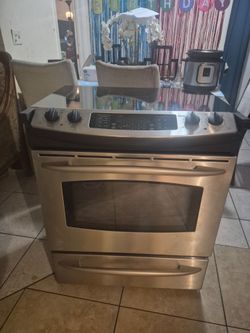 Ge Electric slide stove Flat