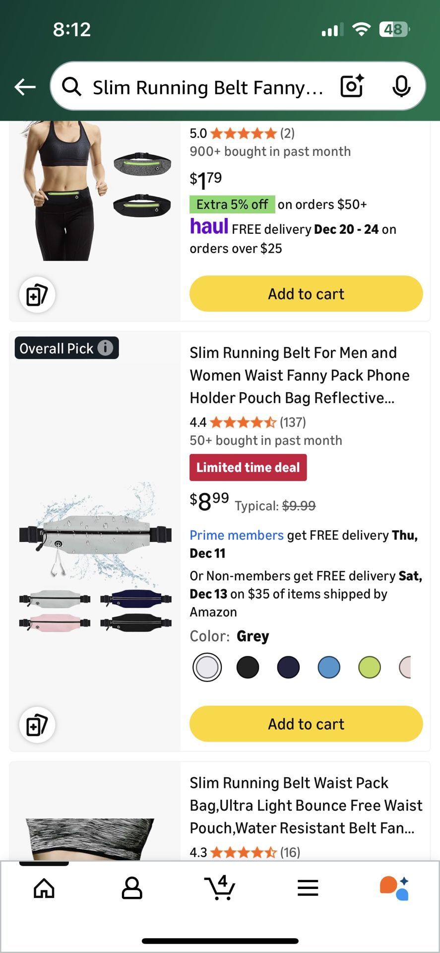 Running Belt/ Fanny Pack