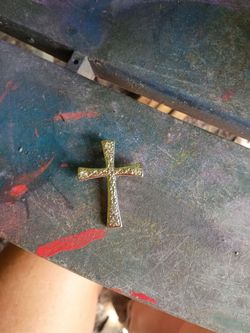 Sterling silver cross necklace pendant