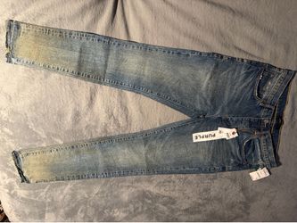 lv trainer, lv boots, purple jean