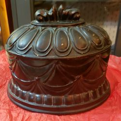 Large Heavy Resin Trinket Box..