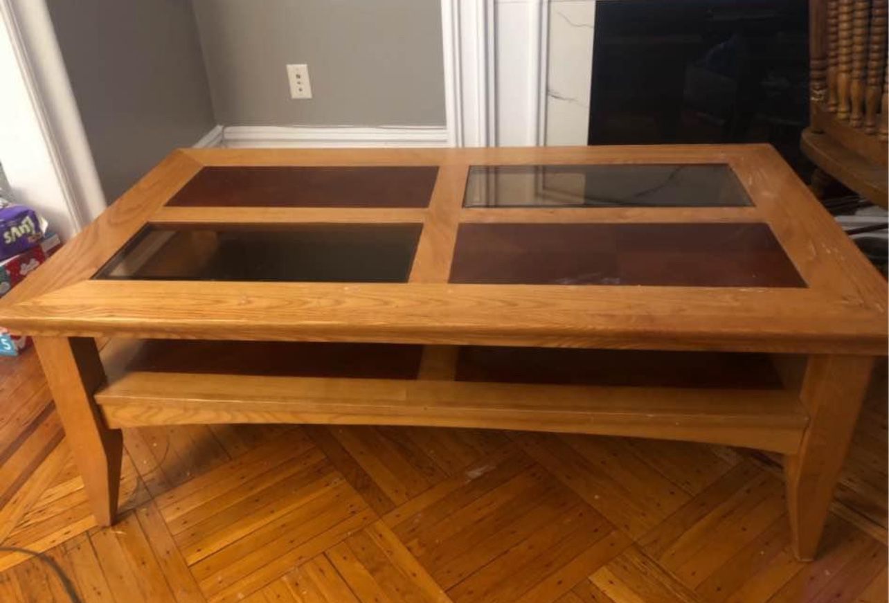 Coffee Table With Matching End Table