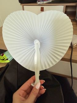 Paper Fans - White