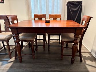 Counter Height Cherry Dining Table