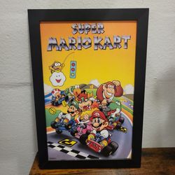 Super nintendo license Mariokart frame
