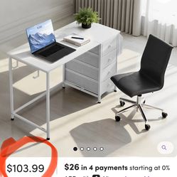 Computer Desk And Chair , Desk $49, Chair $49, Together $ 89