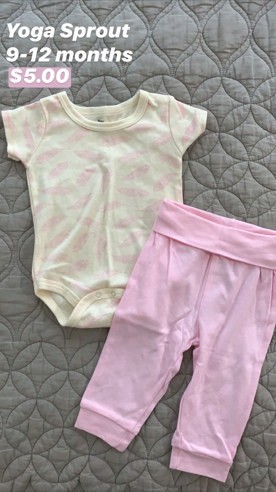 Yoga Sprout Baby Onesie and Pants