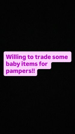 Willing to trade baby items i have listed!