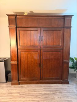 Beautiful Solid Wood Entertainment Armoire / TV Cabinet