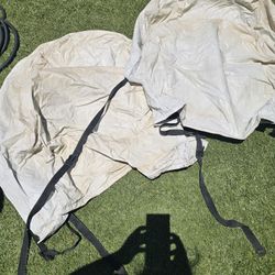 Trailer Wheel Covers & Assorted Supplies 