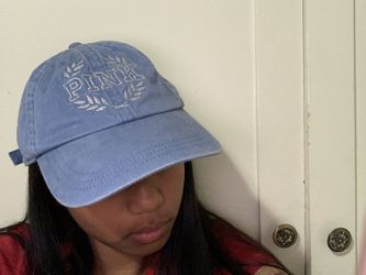 Pink Victoria Secret Denim Hat