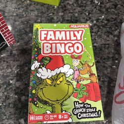 Grinch Bingo Game