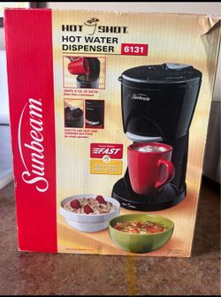 Sunbeam Hot Shot Water Dispenser 6131  Heats 16oz