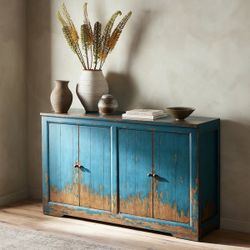 Four Hands It Takes An Hour 63" Sideboard - Blue