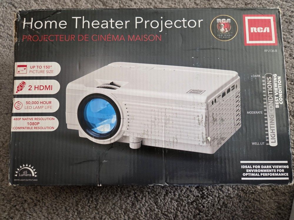 Home Theater Projector RCA