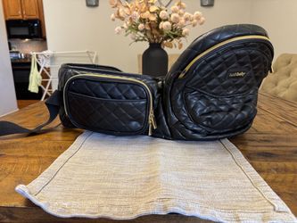 Tushbaby Original Hip Seat Baby Carrier – Black & Gold – $55 OBO