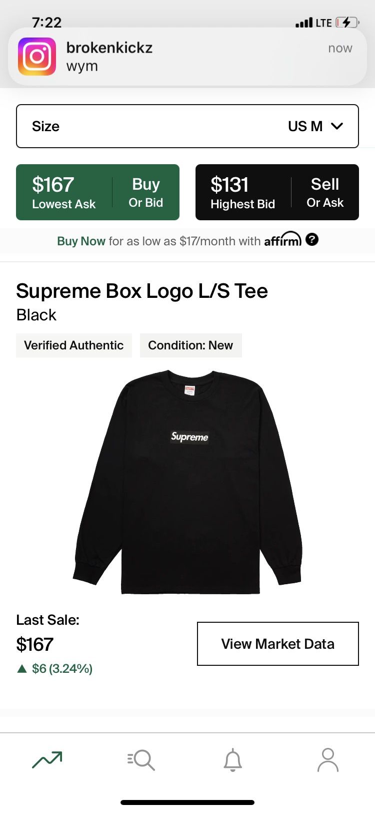 Supreme Long Sleeve Box Logo Tee