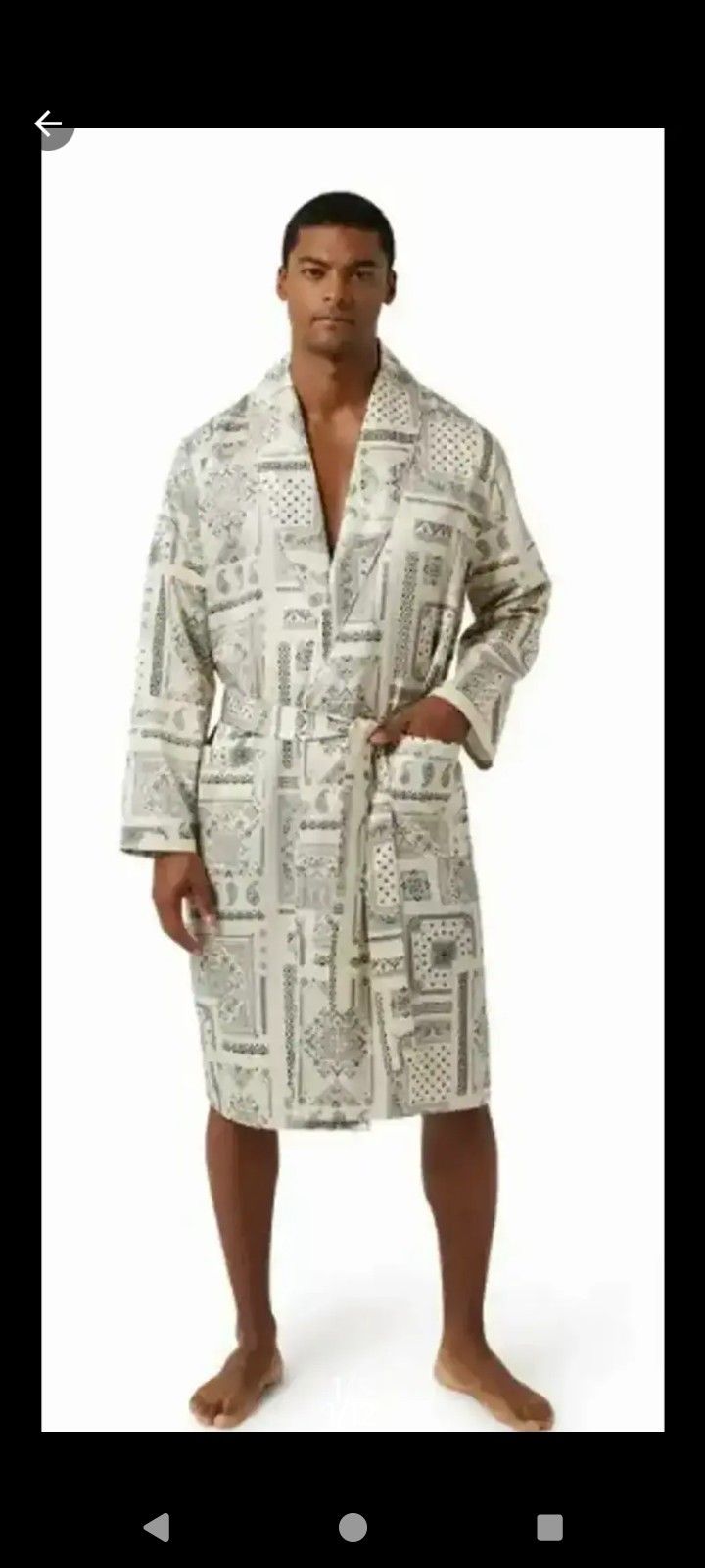Dogg Supply by Snoop Dogg Mens Poly Satin Robe.... CHECK OUT MY PAGE FOR MORE ITEMS