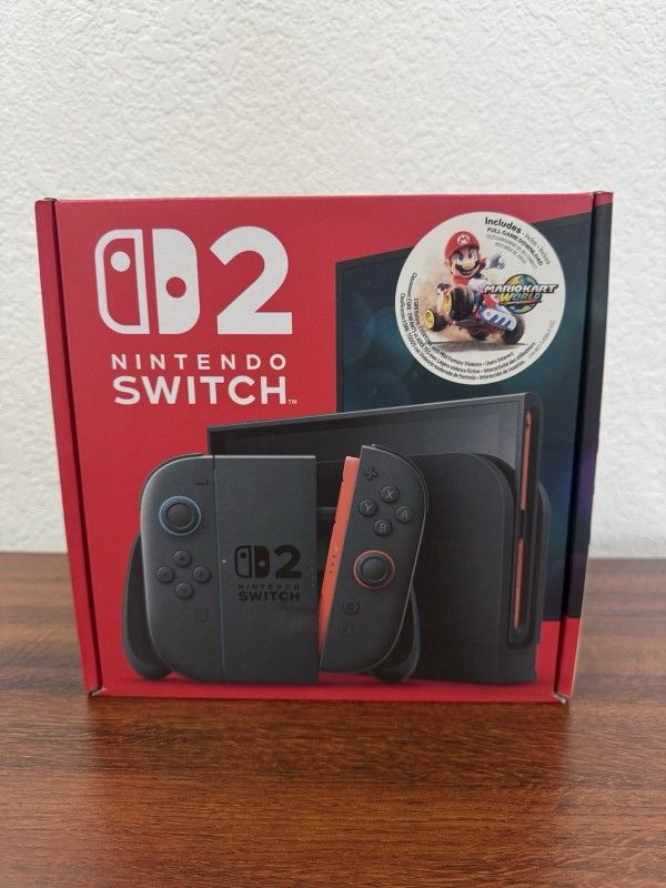 Nintendo Switch 2 Console + Mario Kart World Bundle BRAND NEW SEALED