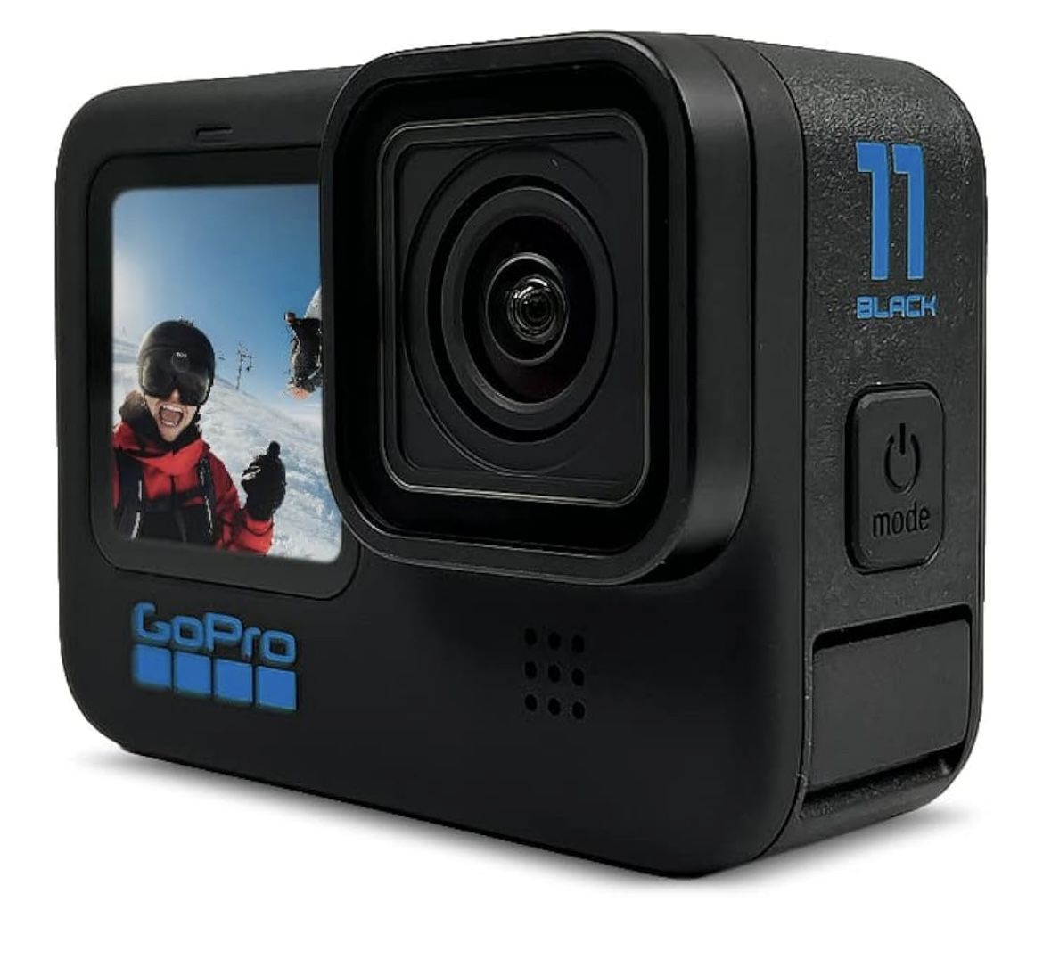 GoPro HERO11 Black - Waterproof Action Camera with 5.3K60 Ultra HD Video, 27MP Photos, 1/1.9" Image Sensor, Live Streaming, Webcam, Stabilization (Ren