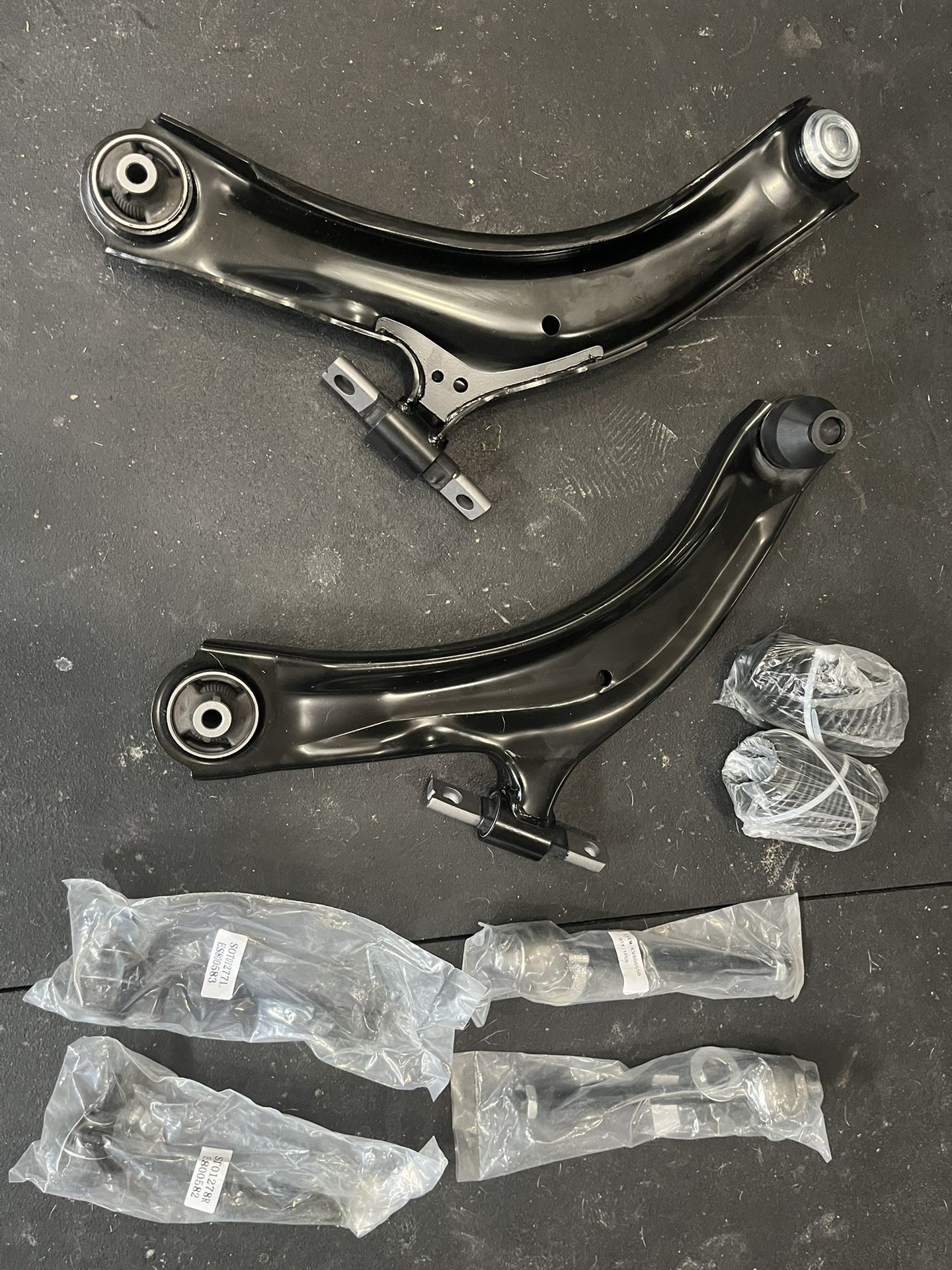 Front Control Arm Suspension Kit – Arms, Ball Joints, Tie Rods, End Links