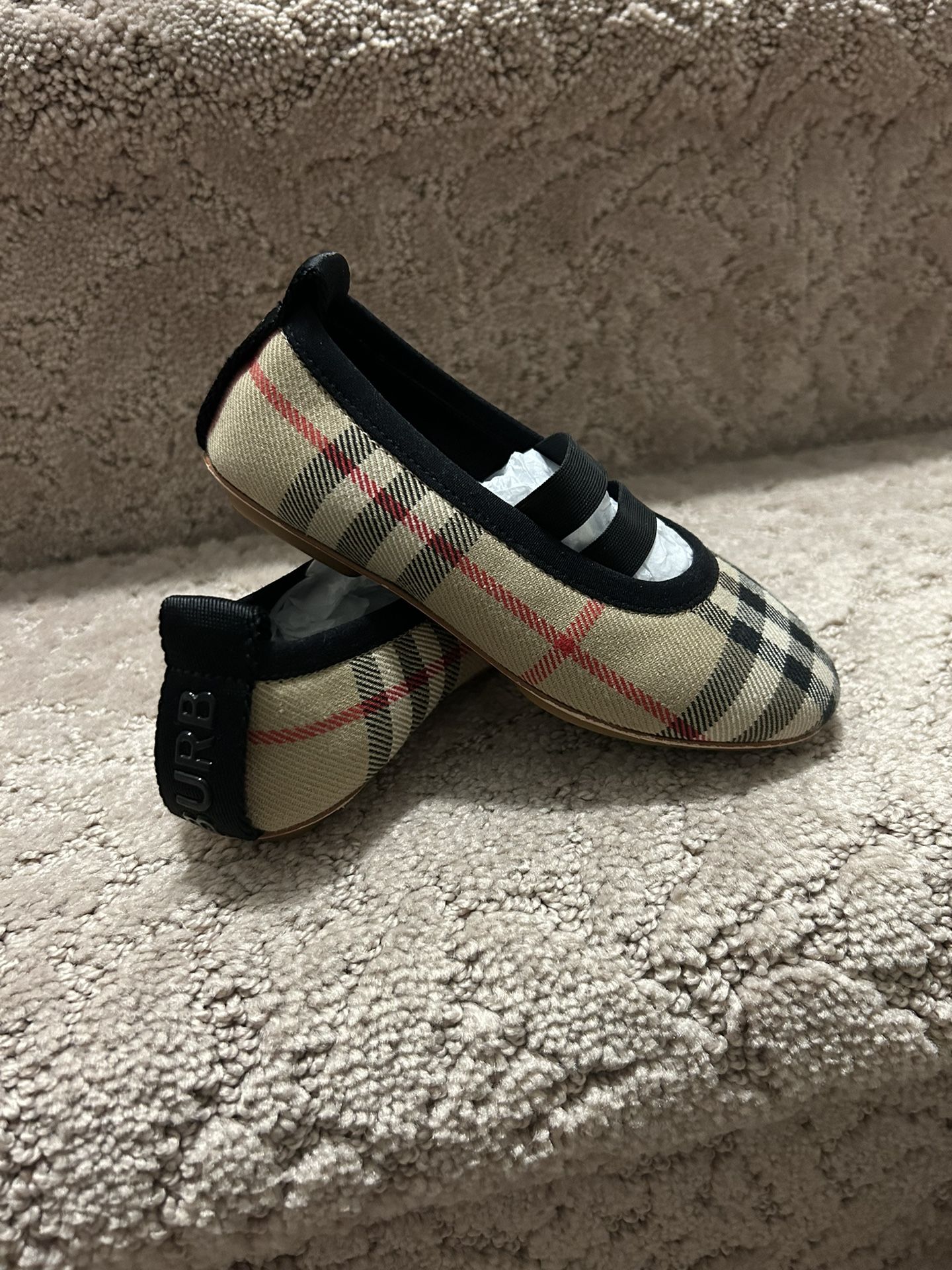Burberry Kids/ Toddler Vintage Check Print Ballet Flat